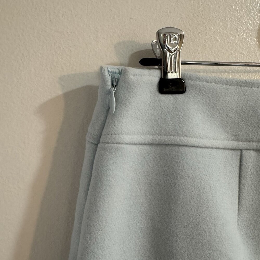 White House Black Market Light Blue Mini Skirt - Picture 4 of 8